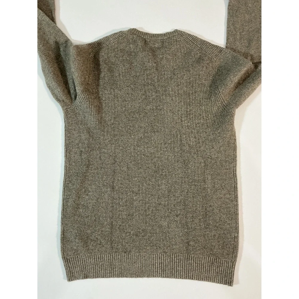 Banana Republic Men's Waffle Knit Sweater Brown Size M